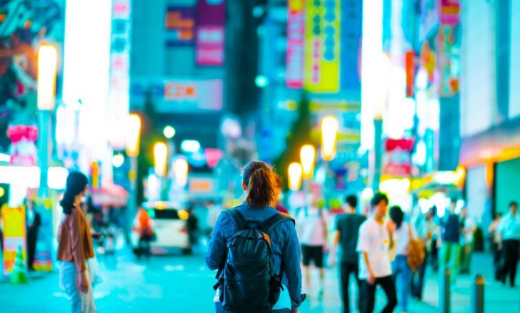 Visiting Japan as an American for the first time.